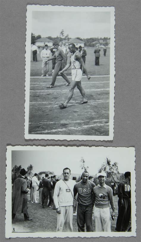 Lot - JESSE OWENS AT THE 1936 OLYMPICS