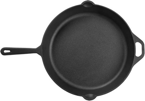 AmazonBasics Pre-Seasoned Cast Iron Skillet - 15-Inch 841710189872 | eBay