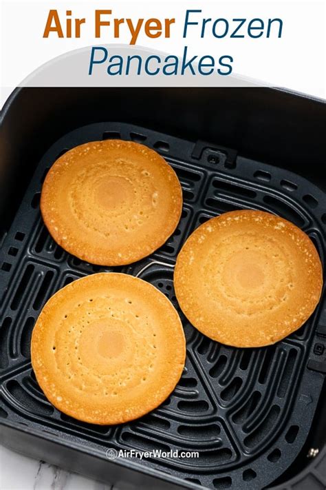 Air Fryer Frozen Pancakes Recipe 5 minutes EASY | Air Fryer World