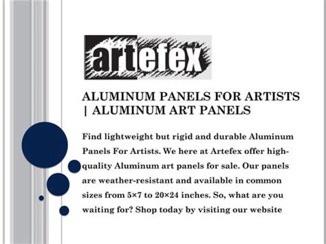 Aluminum Panels For Artists | Aluminum Art Panels by artefexart01 - Issuu