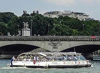 Batobus Water Bus Stops on the River Seine in Paris