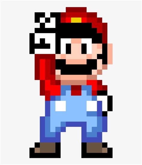 Download Super Mario World - Mario Bros Pixel Mario World | Transparent PNG Download | SeekPNG