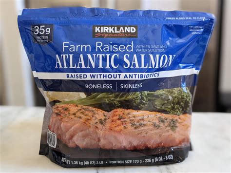 Costco Frozen Atlantic Salmon Fillets - Convenient & Tasty!