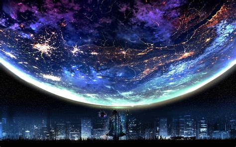 4K Anime Space Wallpapers - Top Free 4K Anime Space Backgrounds - WallpaperAccess