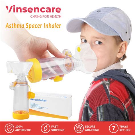 Vinsencare Asthma Spacer Inhaler Spacer Device Silicone Aerosol Cabin Aerosol Chamber For Adult ...