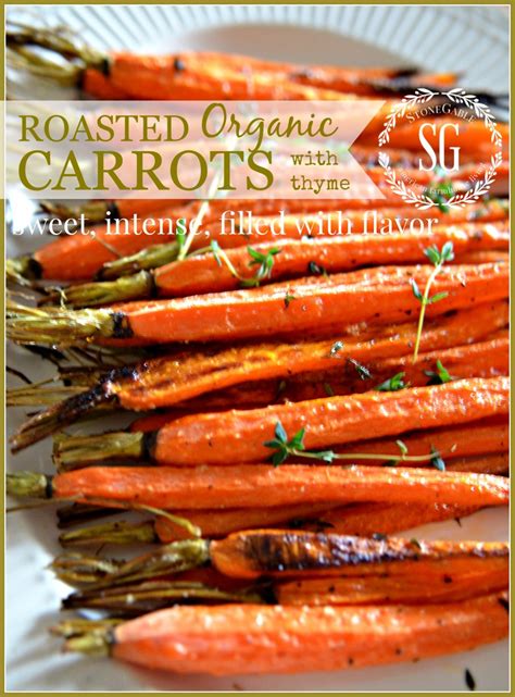 ROASTED ORGANIC CARROTS - StoneGable