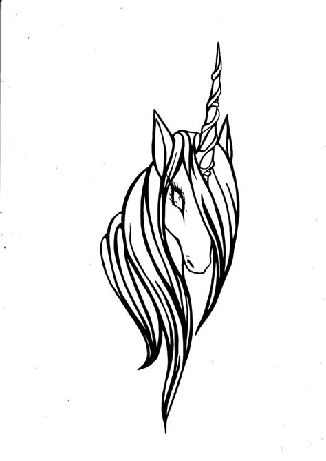 Unicorn Simple Drawing at GetDrawings | Free download