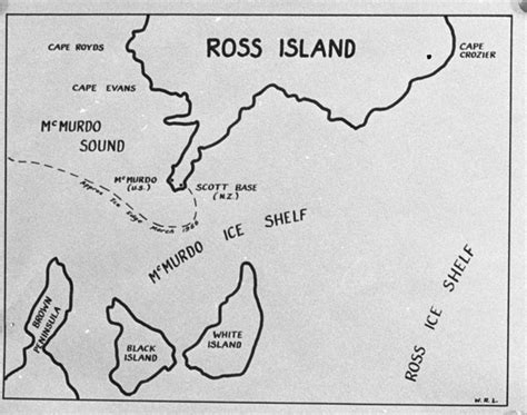 Map of Ross Island | Antarctica NZ