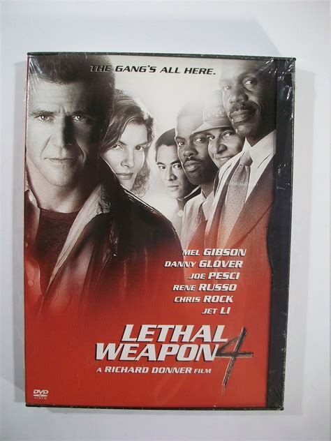 New Vintage Lethal Weapon DVD, Mel Gibson, Danny Glover, Rene Russo, Chris Rock, Joe Pesci, 1998 ...