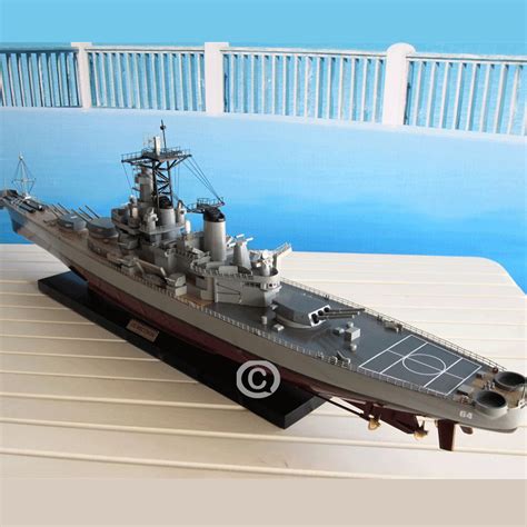 Uss Wisconsin Warship Model Lenght 100