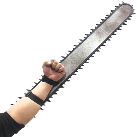 Chainsaw Man Cosplay – Denji Cosplay Prop 95CM PVC Handsaw 2 Pieces Weapons | One Punch Man Shop