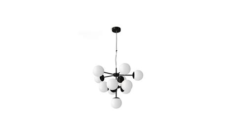 Globe Chandelie, Black Nickel and Frosted Glass - Download Free 3D model by MADE.COM (@made-it ...