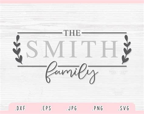 Family Monogram SVG Monogram SVG DXF Jpg Png Eps Family - Etsy