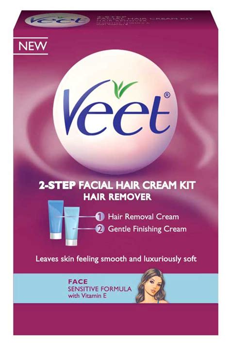 Amazon.com: Veet Facial Hair Remover Cream Kit, 3.38 Ounce: Health & Personal Care