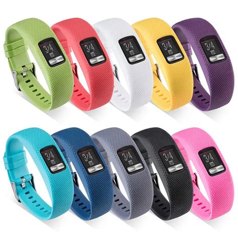 Replacement Fitness Tracker accessories Silicone soft Wrist Band ...