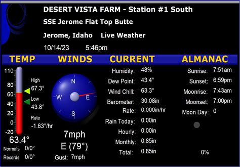 Virtual Weather Station Local Weather Conditions