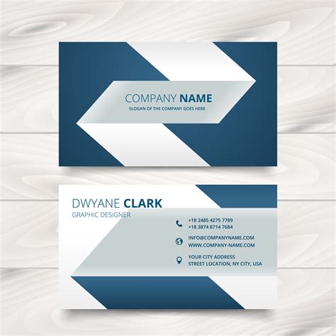 creative simple business card vector design - Download Free Vector Art ...