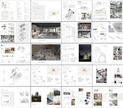 Architecture Portfolio Layout Ideas