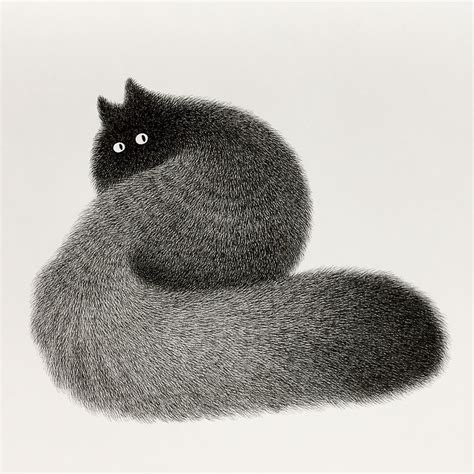 Malaysian Artist Creates Fluffy Cats Using Just Ink And The Result Looks Hauntingly Beautiful ...