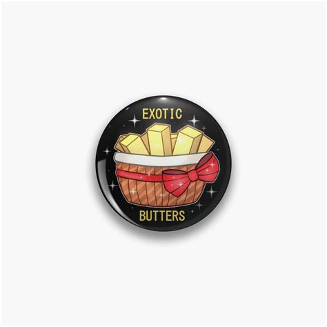 "FNAF Exotic Butters" Pin for Sale by Sciggles | Redbubble