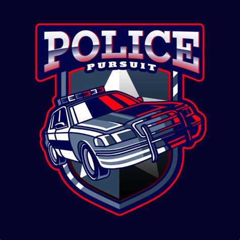 Placeit - Action Gaming Logo Maker with a Police Car Illustration