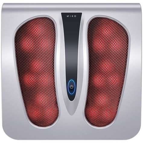 Buy Miko Foot Massager Machine with Heat, Shiatsu Kneading Massager with 18 Massage Nodes Online ...