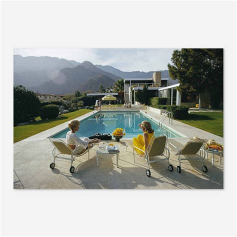 Slim Aarons "Poolside Pairs" print - The Strip Gallery