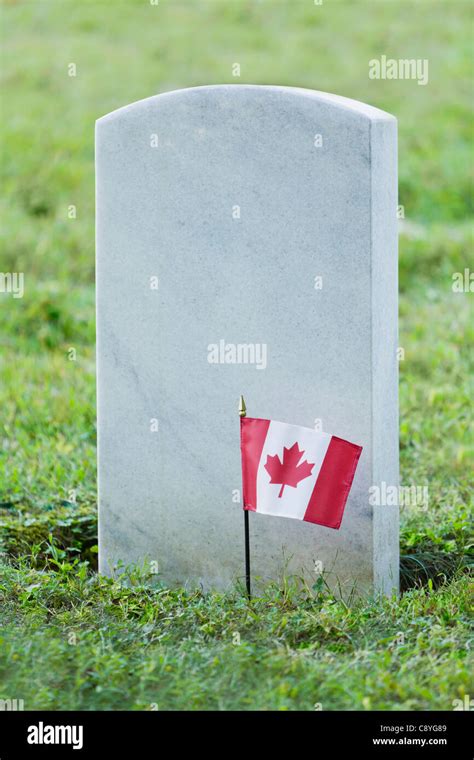 Flag canadian cemetery hi-res stock photography and images - Alamy