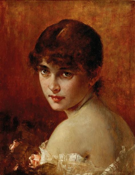 A Coquettish Glance by Conrad Kiesel