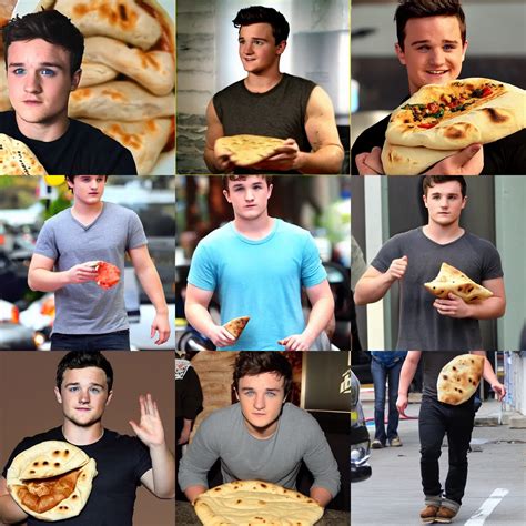 josh hutcherson in a pita bread | Stable Diffusion