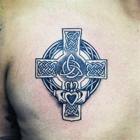 50 Claddagh Tattoo Designs For Men - Irish Icon Ink Ideas