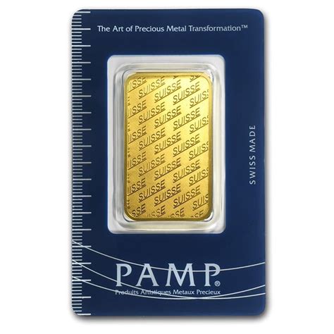 1 oz Gold Bar - Pamp Suisse New Design (In Assay) | PAMP Suisse (Gold ...