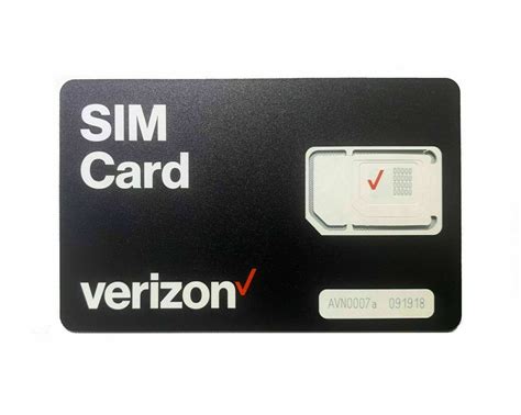 LOT OF 10 Verizon 3-in-1 SIM CARD Postpaid/Prepaid 3G 4G LTE 5G SIM ...