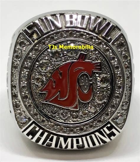 2015 WASHINGTON STATE COUGARS SUN BOWL CHAMPIONS CHAMPIONSHIP RING ...