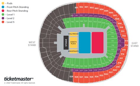 Harry Styles: Love On Tour 2023 Seating Plan - Wembley Stadium