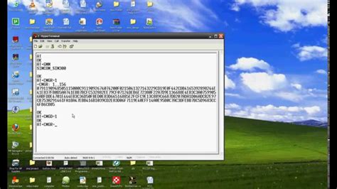 How to use AT command in Hyperterminal - YouTube