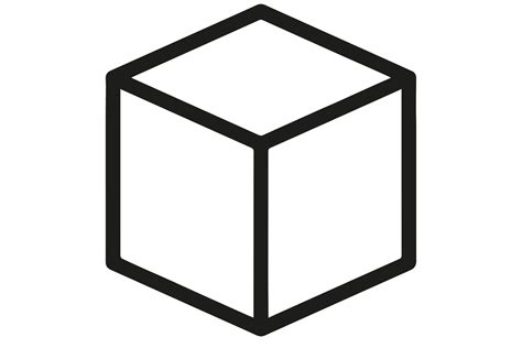 icono de cubo de caja sobre fondo transparente 17784940 PNG