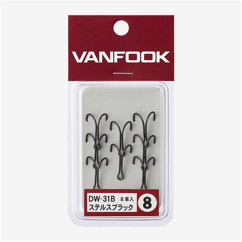 Double Hook Medium Heavy Barbless - VANFOOK : Premium Japanese Fishing ...