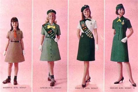 The Stylish History of Girl Scouts Uniforms | Girl scout uniform, Girl ...