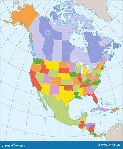 Free North America Map