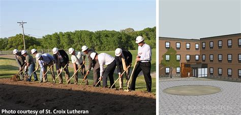 St. Croix Lutheran Schools breaks ground new dormitory | Pope Design Group