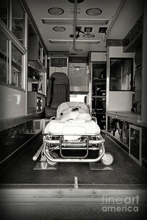 Ambulance The Gurney Photograph by Paul Ward - Fine Art America