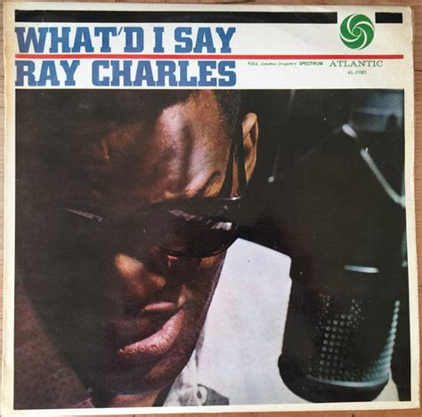 Ray Charles – What'd I Say (Vinyl) - Discogs