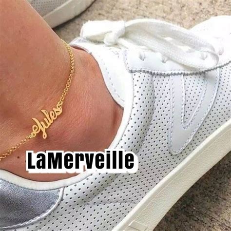 𝙄𝙘𝙤𝙣𝙞𝙘 𝙋𝙚𝙧𝙨𝙤𝙣𝙖𝙡𝙞𝙯𝙚𝙙 𝙅𝙚𝙬𝙚𝙡𝙧𝙮 ANKLE CHAIN $35 | Ankle chain, Vans sneaker ...