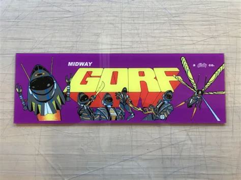 Gorf Marquee - Arcade Art Repro