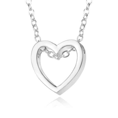 Hollow Heart Necklace - Friendship/Best Friend Necklace for Gift - Best Friend Jewelry