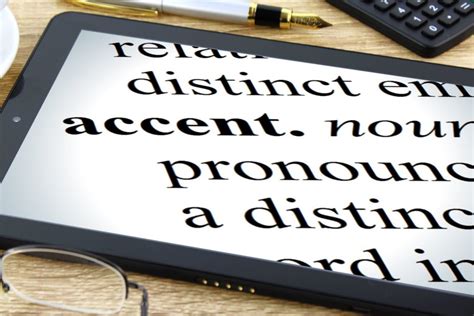 Accent - Free of Charge Creative Commons Tablet Dictionary image