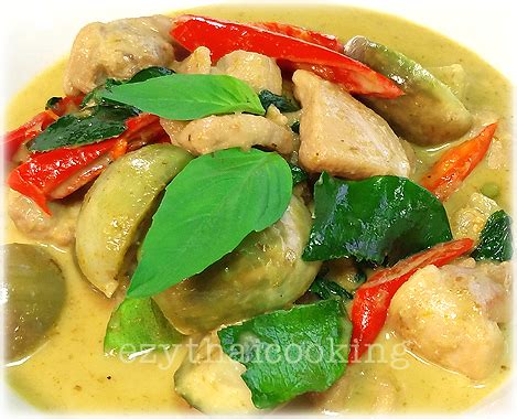 สูตรอาหารไทย | แกงเขียวหวานไก่