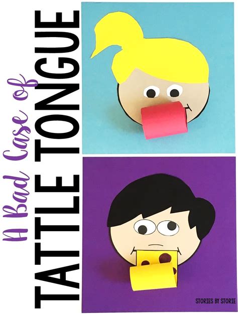 A Bad Case of Tattle Tongue Activities | Teaching classroom management, Teaching kindergarten ...