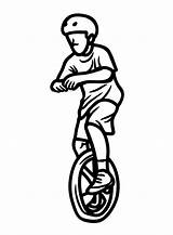 Unicycle Coloring Pages Printable For Free Download sketch template